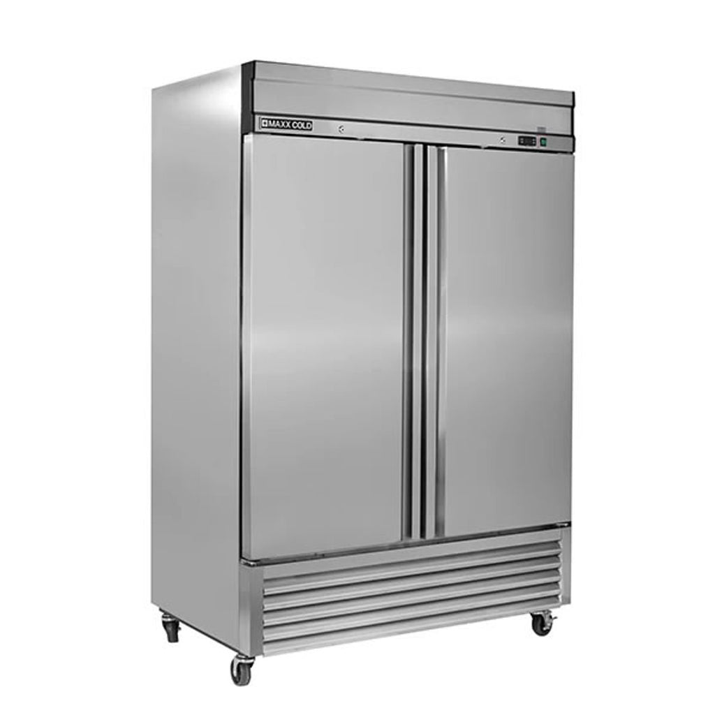 2 Door Stainless Steel Refrigerator