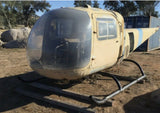 Bell 47J Helicopter Air Frame (no engine, rotors) Part Sale - Includes Papers - Will Ship